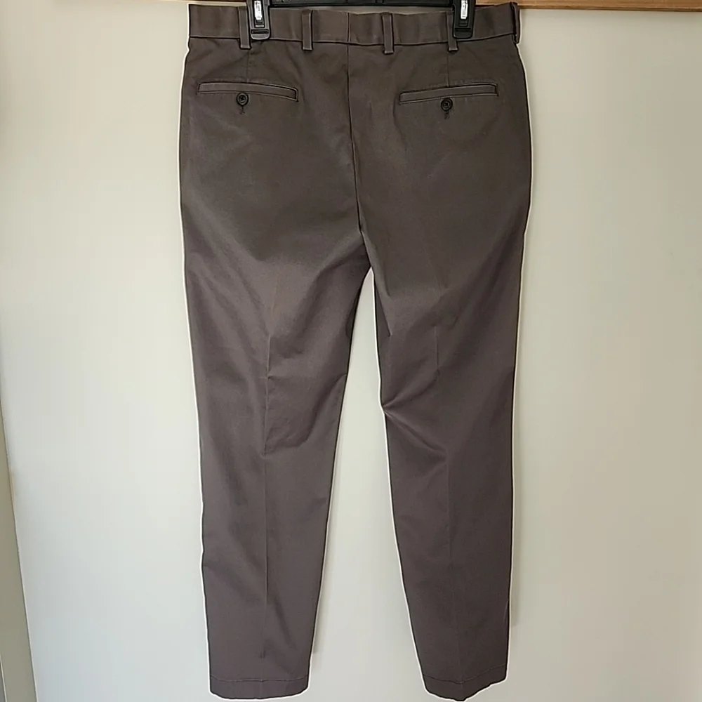Brooks Brothers Lightweight Advantage Chino Stretch Clark Pants 34x30 Dark Gray